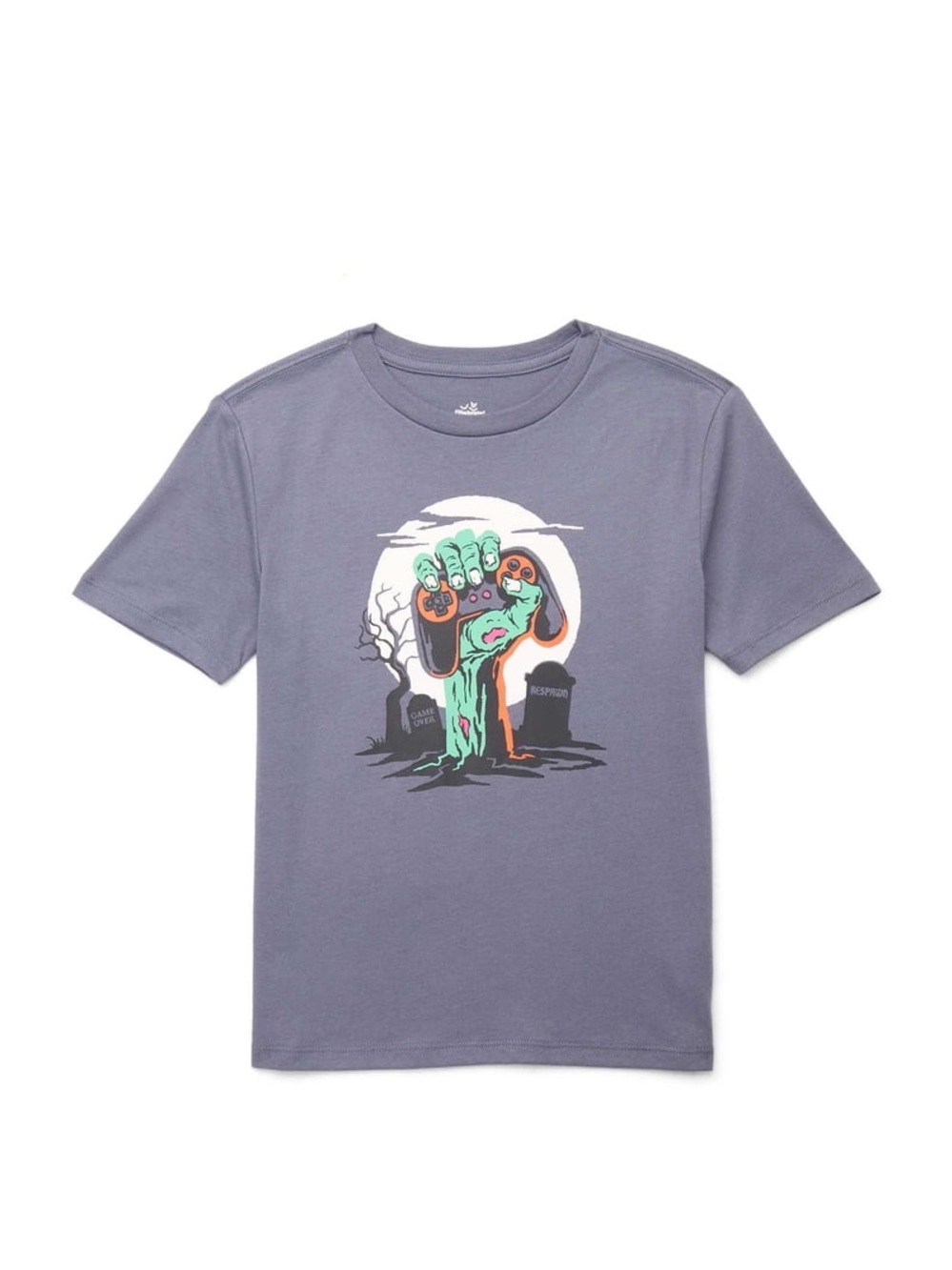 Way to Celebrate Boys Zombie Gamer Halloween T-Shirt